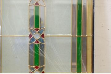 未使用品　雅(みやび)　デットストック品のステンドグラス(建具、ドア、窓、照明、衝い立て、衝立、つい立て)(定価約9万6千円)(R-072995)