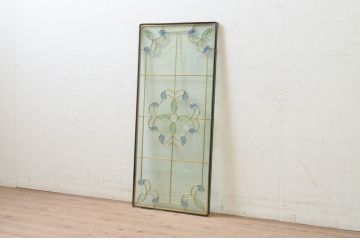 未使用品　万華鏡(まんげきょう)　デットストック品のステンドグラス(建具、ドア、窓、照明、衝い立て、衝立、つい立て)(定価約12万円)(R-073001)