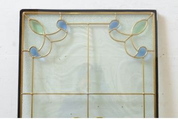 未使用品　万華鏡(まんげきょう)　デットストック品のステンドグラス(建具、ドア、窓、照明、衝い立て、衝立、つい立て)(定価約12万円)(R-073001)