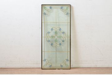 未使用品　万華鏡(まんげきょう)　デットストック品のステンドグラス(建具、ドア、窓、照明、衝い立て、衝立、つい立て)(定価約12万円)(R-073001)