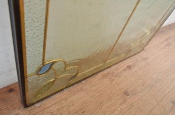 未使用品　万華鏡(まんげきょう)　デットストック品のステンドグラス(建具、ドア、窓、照明、衝い立て、衝立、つい立て)(定価約15万円)(R-073005)