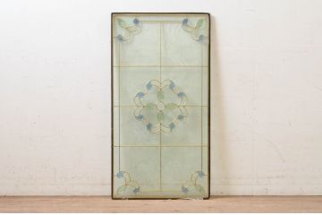 未使用品　万華鏡(まんげきょう)　デットストック品のステンドグラス(建具、ドア、窓、照明、衝い立て、衝立、つい立て)(定価約15万円)(R-073005)
