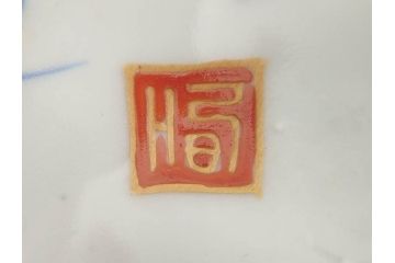 江戸後期〜幕末　伊万里　染付　山水図　約14cm　4.4寸　細やかな意匠が施された上品な雰囲気を高めるなます皿5枚セット(深皿、和皿、和食器、四寸四分)(R-073011)