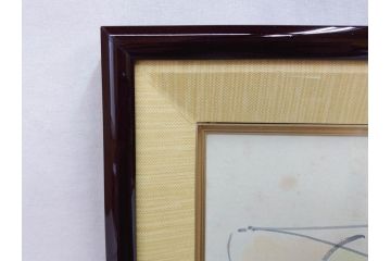矢口高雄　釣りキチ三平　イラスト&直筆サイン色紙(水彩、カラーイラスト、漫画)(R-073019)