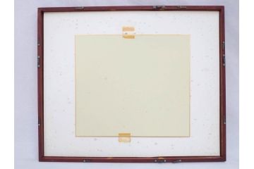 日野日出志　カラー　平成11年5月日(1999年5月)　日付入り　イラスト&直筆サイン色紙(水彩、漫画)(R-073020)