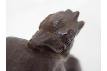 仏師　彫刻家　大内青圃　龍女献珠像　なめらかなフォルムと柔らかい表情が印象的なブロンズ像(置物、オブジェ、共箱付き)(R-073024)