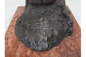 銘有　裸婦像　高さ約29.5cm　重量約10.72kg　細かい所まで丁寧につくられた上品な雰囲気のブロンズ像(置物、オブジェ、女性像、箱なし)(R-073028)