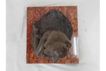 銘有　裸婦像　高さ約29.5cm　重量約10.72kg　細かい所まで丁寧につくられた上品な雰囲気のブロンズ像(置物、オブジェ、女性像、箱なし)(R-073028)