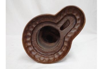仏師　彫刻家　松久宗琳　弥勒菩薩半跏思惟像　高さ約60.5cm　重量約15.66kg　細部まで丁寧につくり込まれた重厚感のあるブロンズ像(仏像、置物、オブジェ)(R-073031)