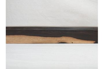 黒柿材　落ち着いた木の色合いが上質な和の空間を演出する炉縁(茶道具)(R-073032)