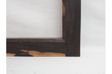 黒柿材　落ち着いた木の色合いが上質な和の空間を演出する炉縁(茶道具)(R-073032)