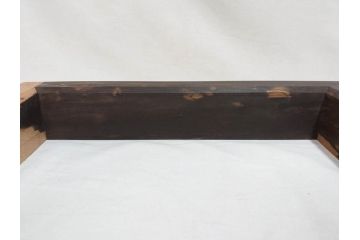 黒柿材　落ち着いた木の色合いが上質な和の空間を演出する炉縁(茶道具)(R-073032)