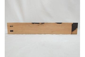 黒柿材　落ち着いた木の色合いが上質な和の空間を演出する炉縁(茶道具)(R-073032)