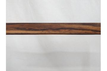 黒柿材　力強く美しい杢目が魅力的な炉縁(茶道具、木箱付き)(R-073034)