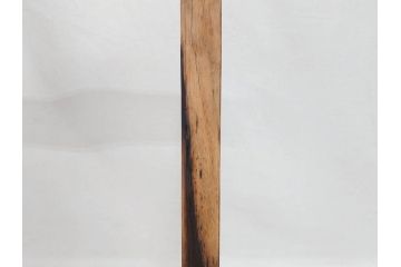 黒柿材　力強く美しい杢目が魅力的な炉縁(茶道具、木箱付き)(R-073034)