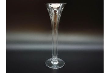 未使用品　オーストリア　RIEDEL(リーデル)　ソムリエ　シャンパーニュ　スパークリングワイン　洗練されたデザインが優美な印象を与えるグラス2客セット(旧パッケージ、チューブ缶、箱付き、袋付き)(R-073035)