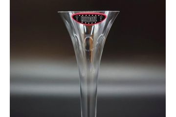 未使用品　オーストリア　RIEDEL(リーデル)　ソムリエ　シャンパーニュ　スパークリングワイン　洗練されたデザインが優美な印象を与えるグラス2客セット(旧パッケージ、チューブ缶、箱付き、袋付き)(R-073035)