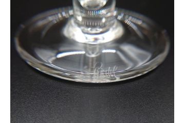 未使用品　オーストリア　RIEDEL(リーデル)　ソムリエ　シャンパーニュ　スパークリングワイン　洗練されたデザインが優美な印象を与えるグラス2客セット(旧パッケージ、チューブ缶、箱付き、袋付き)(R-073035)