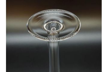 未使用品　オーストリア　RIEDEL(リーデル)　ソムリエ　シャンパーニュ　スパークリングワイン　洗練されたデザインが優美な印象を与えるグラス2客セット(旧パッケージ、チューブ缶、箱付き、袋付き)(R-073035)