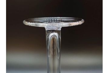 未使用品　オーストリア　RIEDEL(リーデル)　ソムリエ　シャンパーニュ　スパークリングワイン　洗練されたデザインが優美な印象を与えるグラス2客セット(旧パッケージ、チューブ缶、箱付き、袋付き)(R-073035)