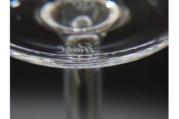 未使用品　オーストリア　RIEDEL(リーデル)　ソムリエ　シャンパーニュ　スパークリングワイン　洗練されたデザインが優美な印象を与えるグラス2客セット(旧パッケージ、チューブ缶、箱付き、袋付き)(R-073035)