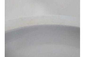 大倉陶園(OKURA、OAC)　金蝕バラ　モダンなデザインで気品溢れる花器(OKURA CHINA、エッチング、金くさらし、花瓶、花入、フラワーベース、ケース付き)(R-073037)