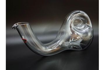未使用品　オーストリア　RIEDEL(リーデル)　エスカルゴ　職人による繊細な技法とデザインが美しいデカンタ(デキャンタ、酒器、箱付き)(R-073039)