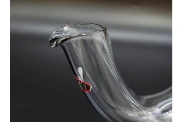 未使用品　オーストリア　RIEDEL(リーデル)　エスカルゴ　職人による繊細な技法とデザインが美しいデカンタ(デキャンタ、酒器、箱付き)(R-073039)