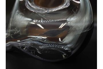 未使用品　オーストリア　RIEDEL(リーデル)　エスカルゴ　職人による繊細な技法とデザインが美しいデカンタ(デキャンタ、酒器、箱付き)(R-073039)