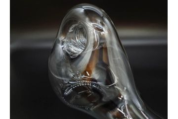 未使用品　オーストリア　RIEDEL(リーデル)　エスカルゴ　職人による繊細な技法とデザインが美しいデカンタ(デキャンタ、酒器、箱付き)(R-073039)