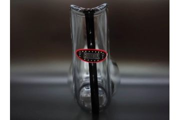 未使用品　オーストリア　RIEDEL(リーデル)　エスカルゴ　職人による繊細な技法とデザインが美しいデカンタ(デキャンタ、酒器、箱付き)(R-073039)