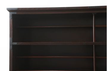 中古　美品　筑後民芸　上質な和の雰囲気を高める茶箪笥(茶棚、戸棚、収納棚、食器棚、整理箪笥、収納箪笥、チェスト、キャビネット、引き出し、和箪笥)(R-073045)
