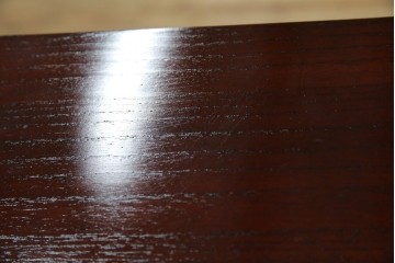 中古　美品　伝統工芸品　箪笥の松本　100巾チェスト　6重　脚付きでモダンな加茂総桐箪笥　定価約44万円　(R-073086)