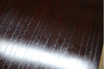 中古　美品　伝統工芸品　箪笥の松本　100巾チェスト　6重　脚付きでモダンな加茂総桐箪笥　定価約44万円　(R-073086)