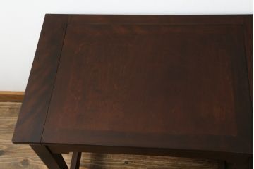 中古　美品　松本民芸家具　空間を有効に活用できるデスク型ドレッサー(鏡台、化粧台、ミラー、片袖机、ワークデスク、在宅用、在宅ワーク用)(定価約38万円)(R-073094)