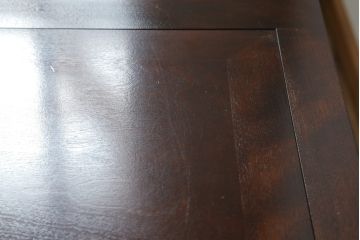 中古　美品　松本民芸家具　空間を有効に活用できるデスク型ドレッサー(鏡台、化粧台、ミラー、片袖机、ワークデスク、在宅用、在宅ワーク用)(定価約38万円)(R-073094)