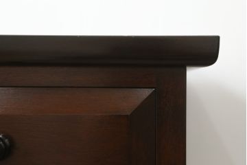 中古　美品　松本民芸家具　空間を有効に活用できるデスク型ドレッサー(鏡台、化粧台、ミラー、片袖机、ワークデスク、在宅用、在宅ワーク用)(定価約38万円)(R-073094)