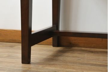 中古　美品　松本民芸家具　空間を有効に活用できるデスク型ドレッサー(鏡台、化粧台、ミラー、片袖机、ワークデスク、在宅用、在宅ワーク用)(定価約38万円)(R-073094)