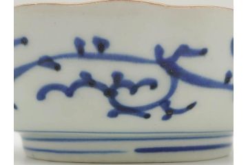 江戸期　伊万里　染付　金彩　山水図　約15cm　4.9寸　上質な和の雰囲気を醸し出すなます皿3枚セット(中皿、和皿、和食器、四寸九分)(R-073116)