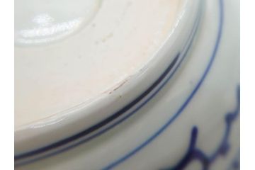 江戸期　伊万里　染付　金彩　山水図　約15cm　4.9寸　上質な和の雰囲気を醸し出すなます皿3枚セット(中皿、和皿、和食器、四寸九分)(R-073120)