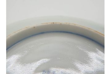 江戸期　伊万里　染付　線描　花唐草　松竹梅文　約10cm　3.3寸　一筆一筆丁寧な職人の絵付けが見事な小皿5枚セット(和皿、和食器、三寸三分)(R-073121)