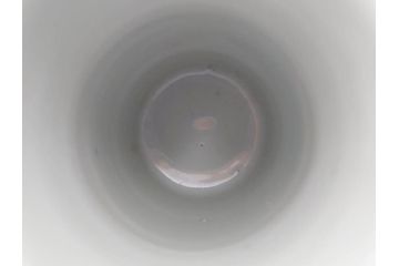 江戸期　安政七年　色絵　染付　上品な和の趣を感じる盃洗(杯洗、フルーツボウル、コンポート、人物、唐子、男女、和食器)(R-073125)