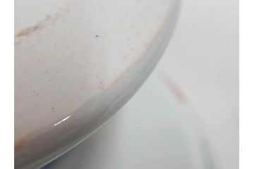 江戸期　安政七年　色絵　染付　上品な和の趣を感じる盃洗(杯洗、フルーツボウル、コンポート、人物、唐子、男女、和食器)(R-073125)