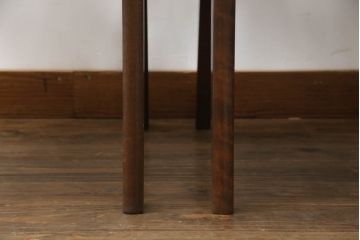 中古　美品　松本民芸家具　#521L型　アジアンテイストの空間づくりにおすすめのラッシアームチェア2脚セット(椅子、イス、ダイニングチェア)(定価2脚で約38万円)(R-073166)