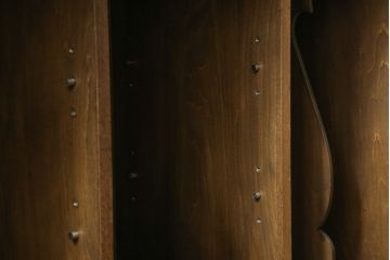 和製ビンテージ　永田良介商店　収納力抜群!!レトロな雰囲気漂うキッチンサイドボード(キッチンキャビネット、収納棚、戸棚、ヴィンテージ)(R-073167)