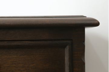 和製ビンテージ　永田良介商店　収納力抜群!!レトロな雰囲気漂うキッチンサイドボード(キッチンキャビネット、収納棚、戸棚、ヴィンテージ)(R-073167)