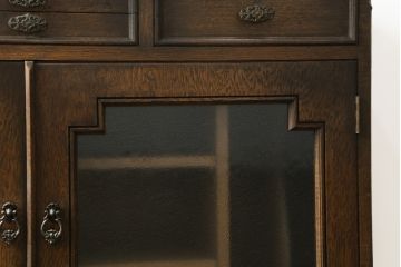 和製ビンテージ　永田良介商店　収納力抜群!!レトロな雰囲気漂うキッチンサイドボード(キッチンキャビネット、収納棚、戸棚、ヴィンテージ)(R-073167)