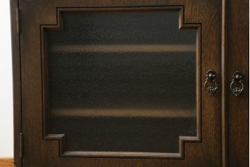 和製ビンテージ　永田良介商店　収納力抜群!!レトロな雰囲気漂うキッチンサイドボード(キッチンキャビネット、収納棚、戸棚、ヴィンテージ)(R-073167)