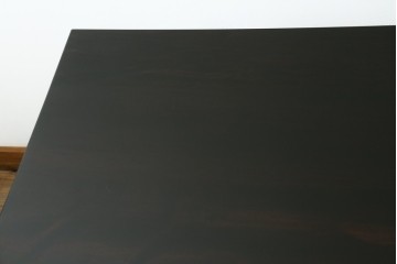 和製ヴィンテージ　九州民芸家具　絶版品!!　シンプルなデザインがお部屋に取り入れやすい上質なダイニングテーブル　(R-073171)