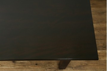 和製ヴィンテージ　九州民芸家具　絶版品!!　シンプルなデザインがお部屋に取り入れやすい上質なダイニングテーブル　(R-073171)